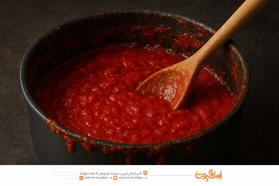 دلایل پاشیدن رب گوجه فرنگی